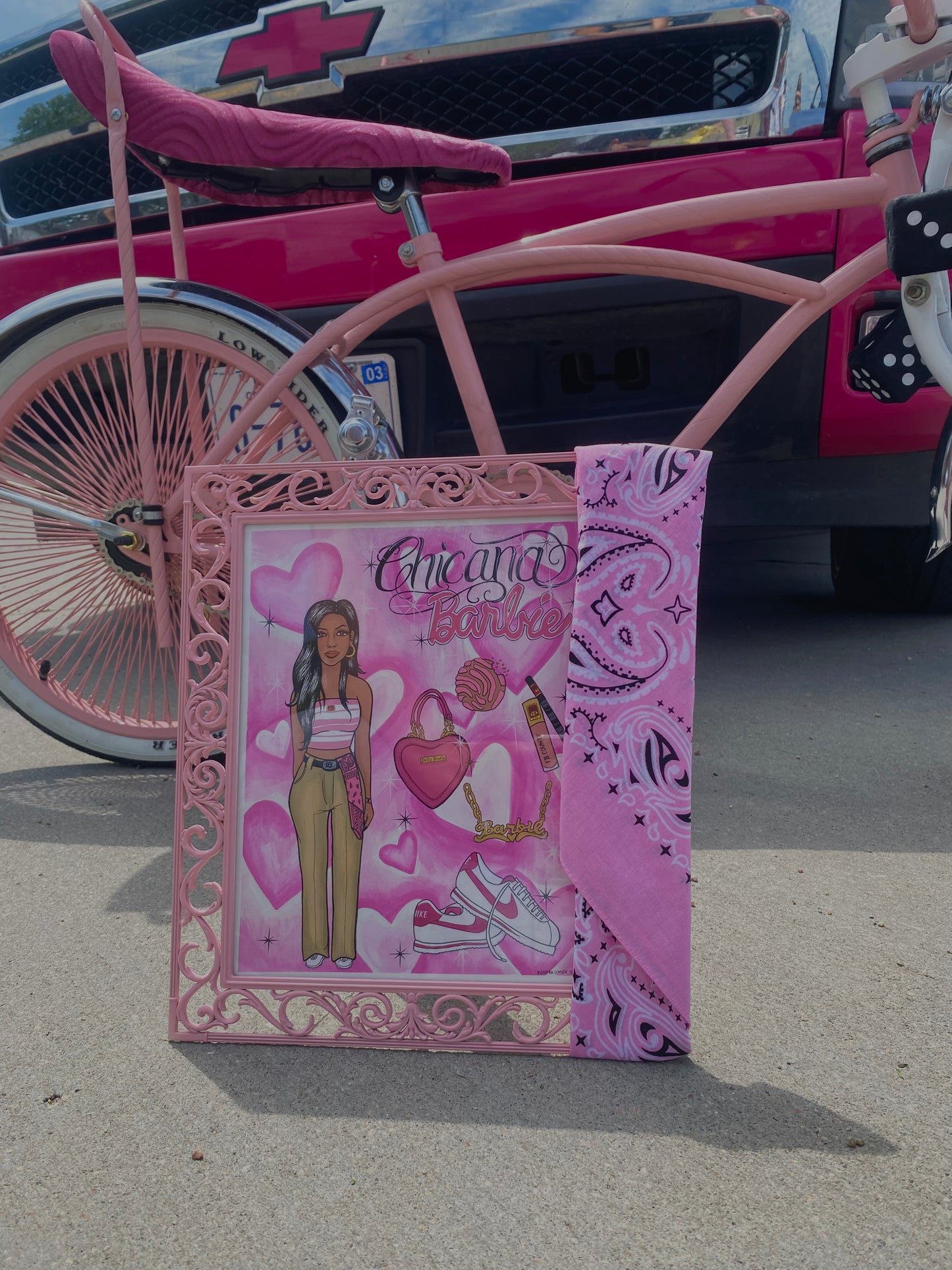 Chicana Barbie Print