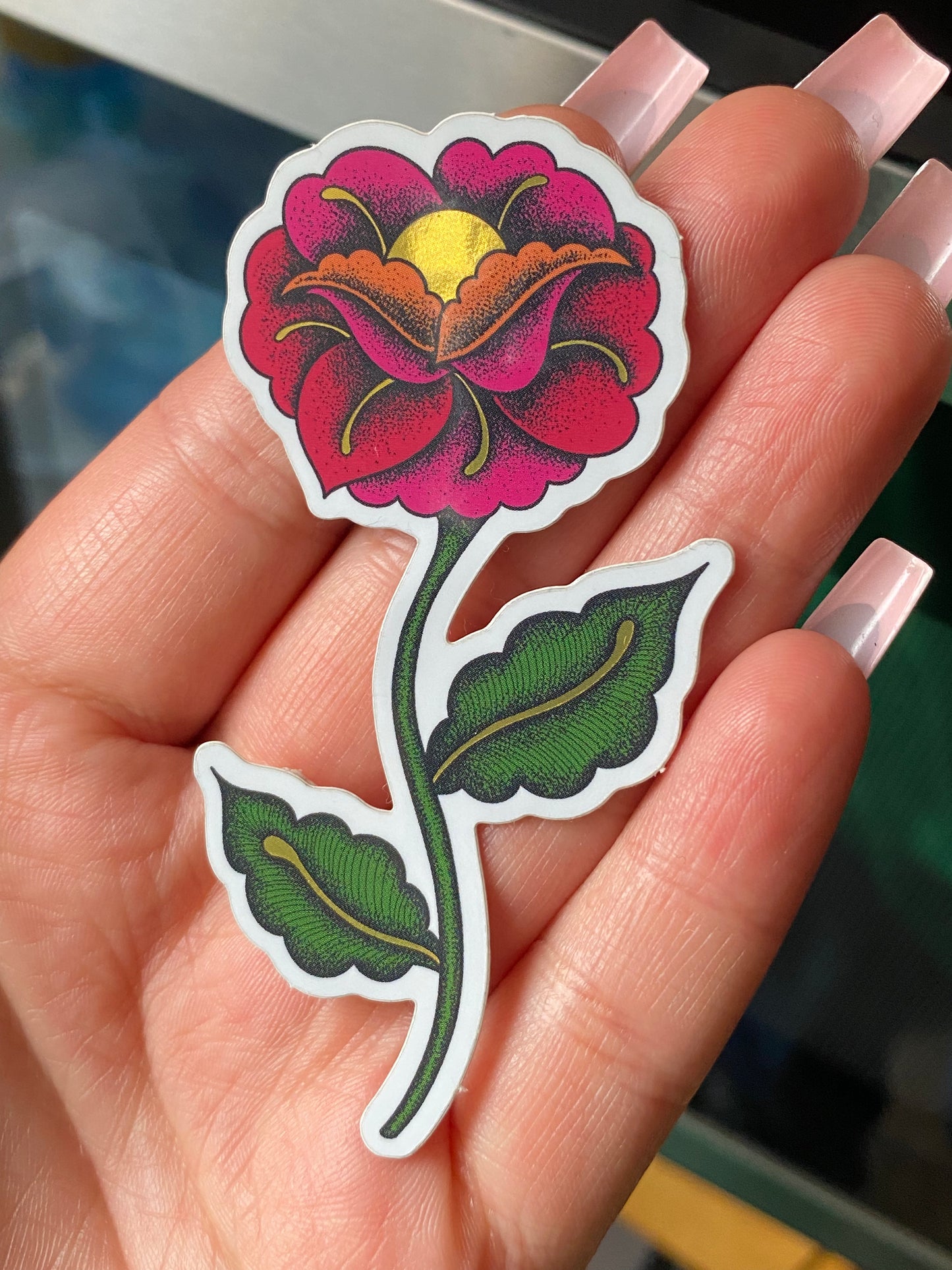 Flower Sticker