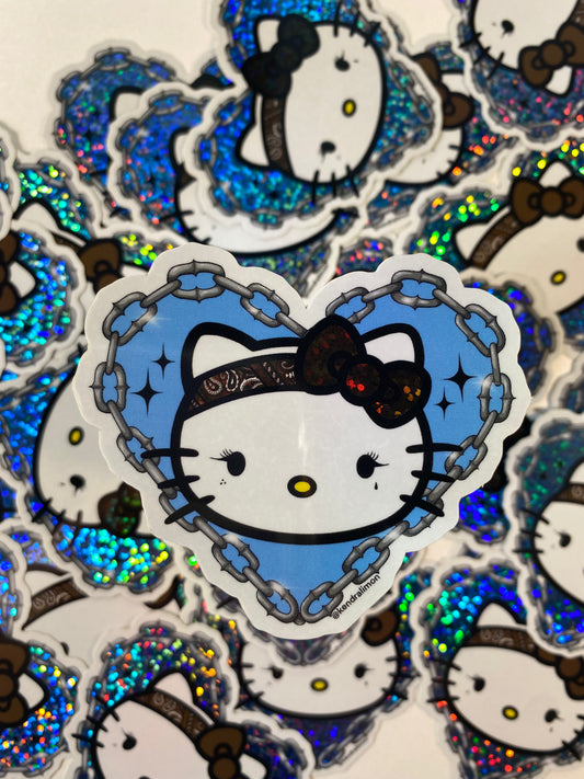 Chola Hello Kitty Sticker