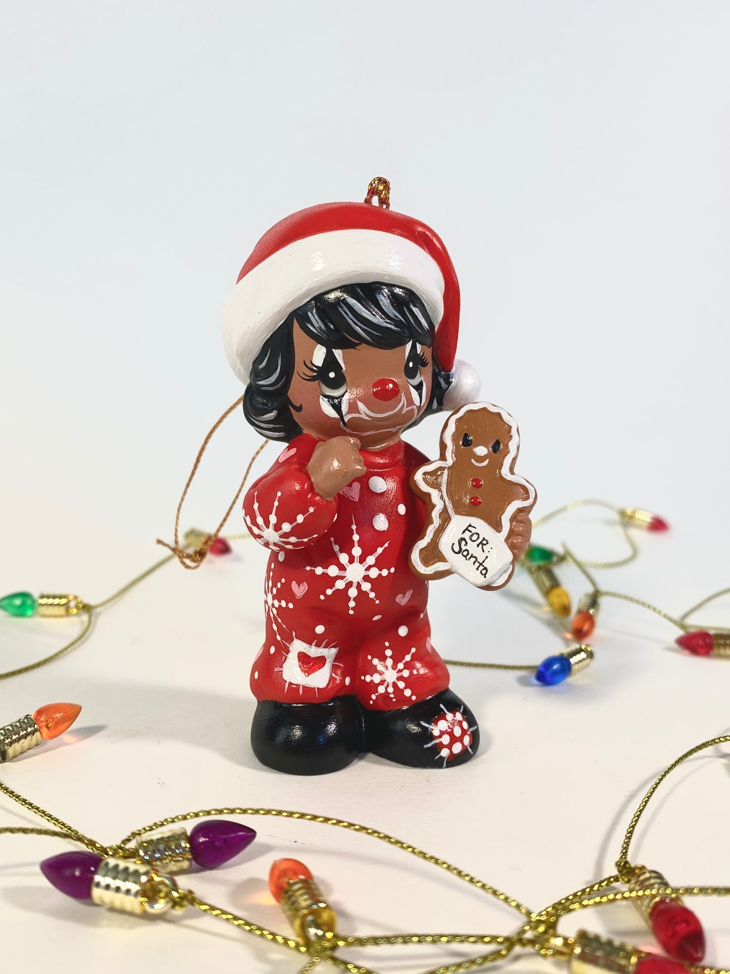 Christmas Precious Homie: Girl with Gingerbread man