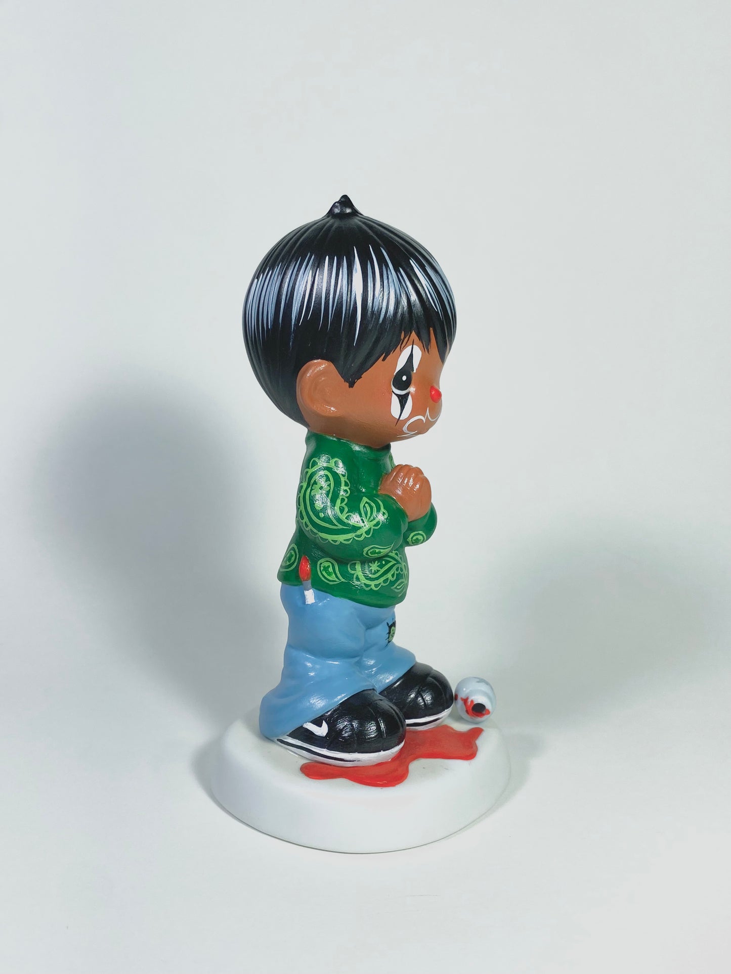 Boy with spilled ink