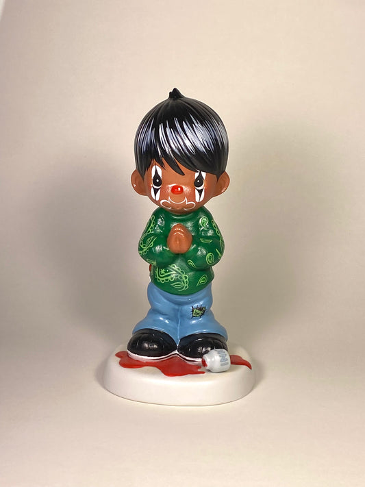 Boy with spilled ink